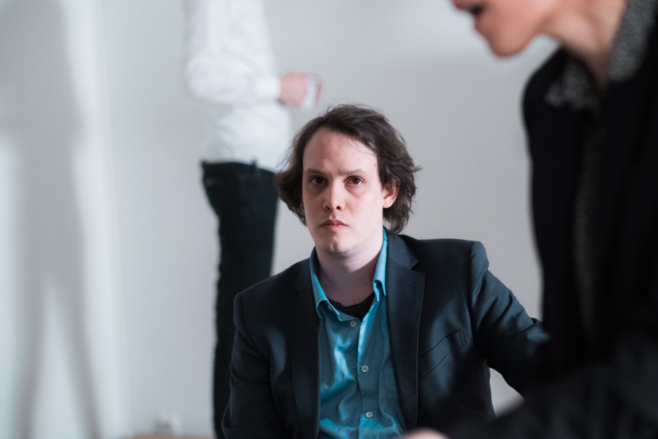 Schauspieler und Führungskraft in einer Szenischen Simulation